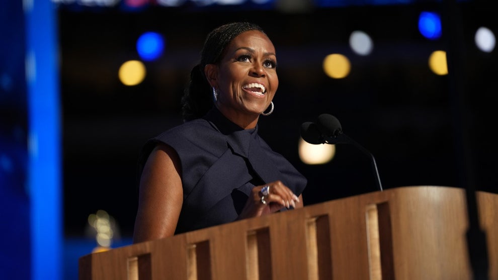 Michell Obama speaks at the 2024 DNC