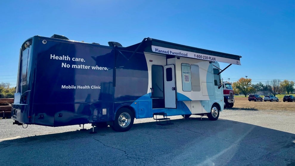 Planned Parenthood mobile clinic during the DNC