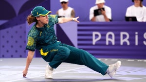 Australian break dancer Raygun
