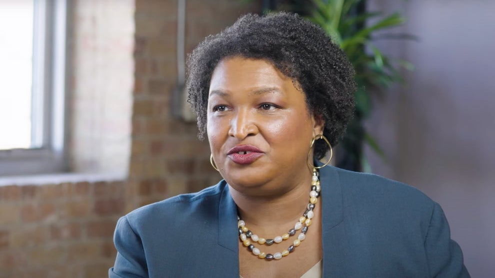 Stacey Abrams on "Hasan Minhaj Doesn't Know" (Credit: YouTube)