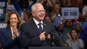 Tim Walz and Kamala Harris Philadelphia rally