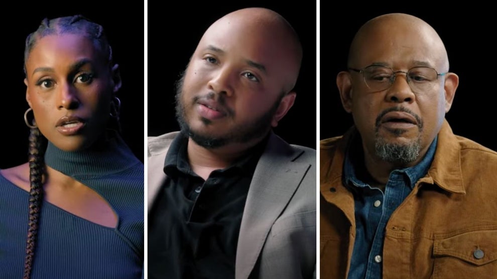 Issa Rae, Justin Simien and Foret Whitaker (MGM+)
