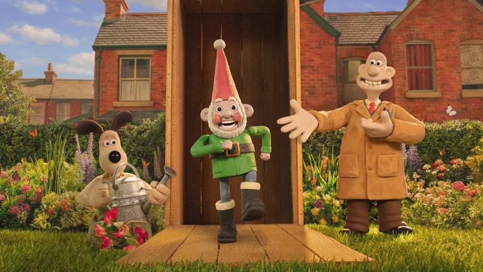 Norbot strolls out of a box in "Wallace & Gromit: Vengeance Most Fowl."
