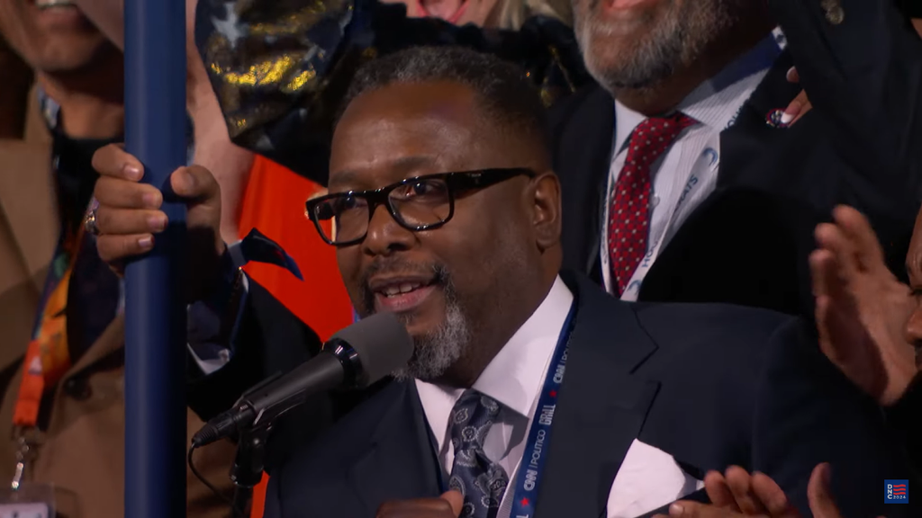 Wendell Peirce as part of the Louisiana Delegation at the 2024 DNC