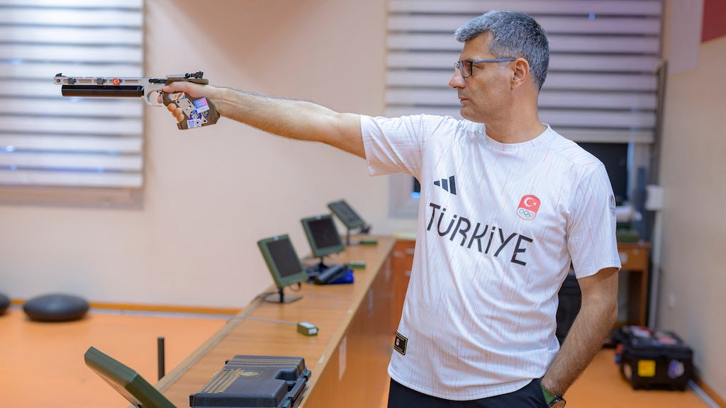 Olympic silver medalist shooter Yusuf Dikec