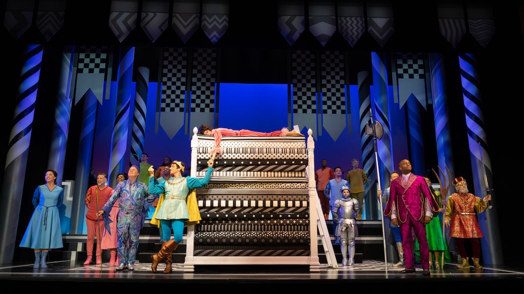 Michael Urie and company, "Once Upon a Mattress"