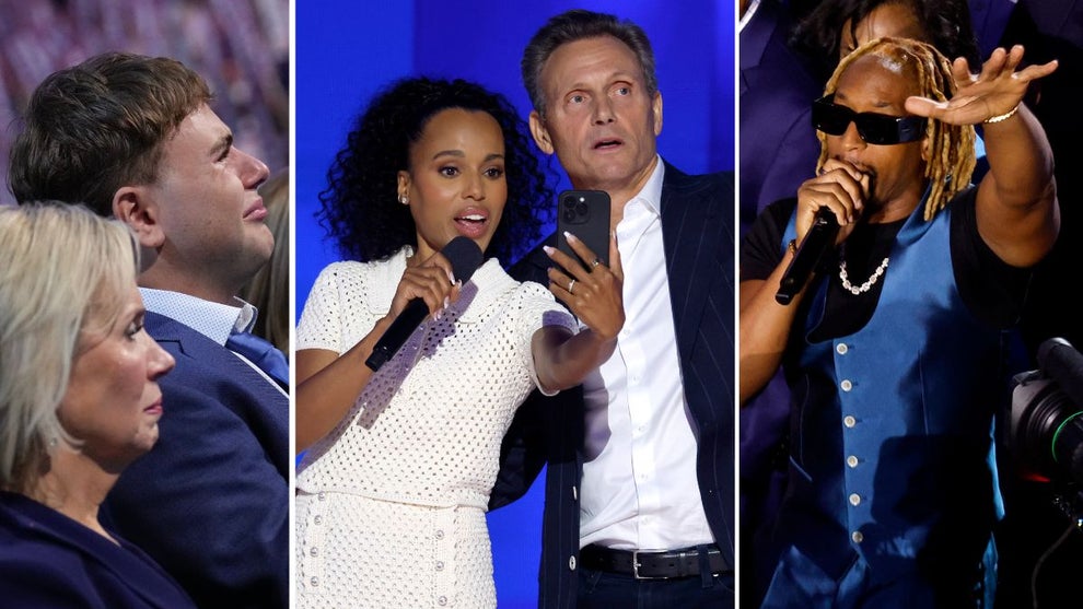Gus Walz, Kerry Washington, Tony Goldwyn and Lil Jon (Getty Images)