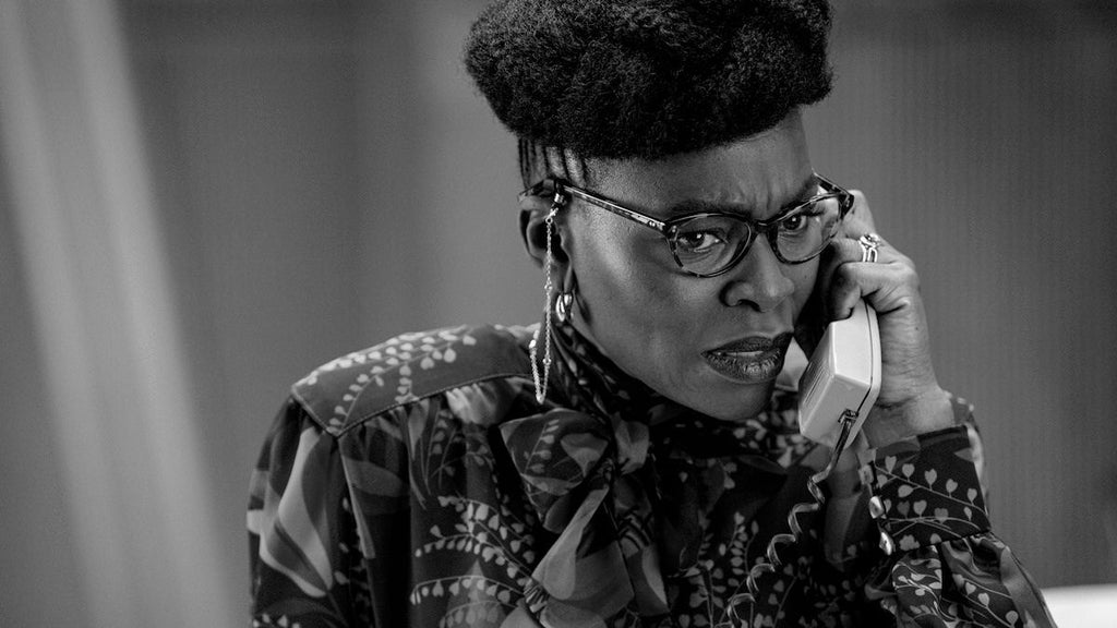 Rakie Ayola as Persephone in "Kaos" (Netflix)