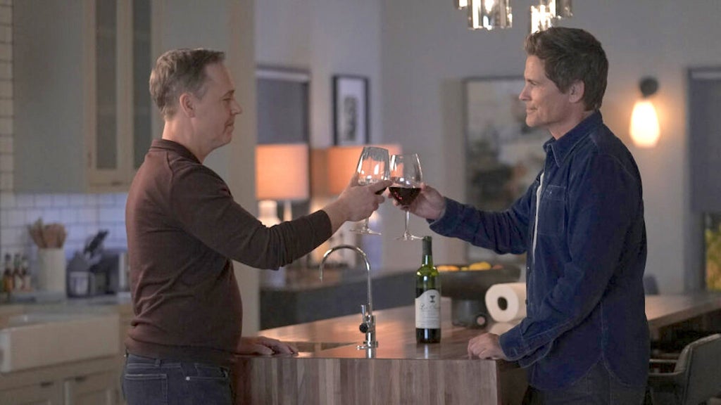 Chad Lowe and Rob Lowe in "9-1-1: Lone Star"