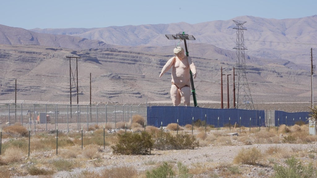 The Crooked and Obscene Giant, Naked Trump Marionette