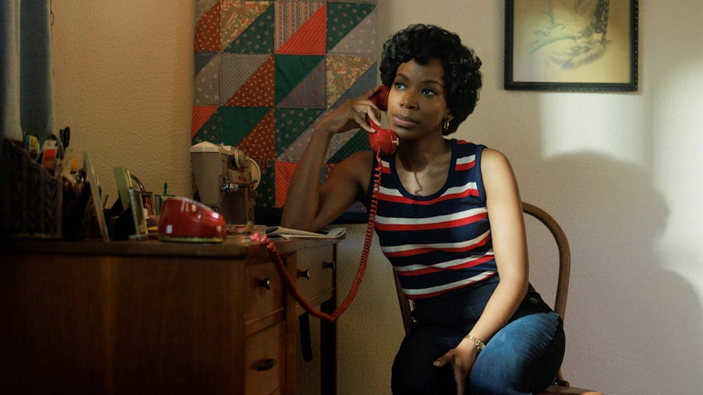 Artrece Johnson as Faye Williams in "Fight Night: The Million Dollar Heist" (Photo by: Fernando Decillis/PEACOCK)