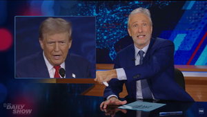Jon Stewart on Trump's image vs reality