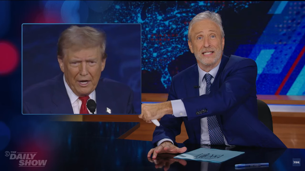 Jon Stewart on Trump's image vs reality