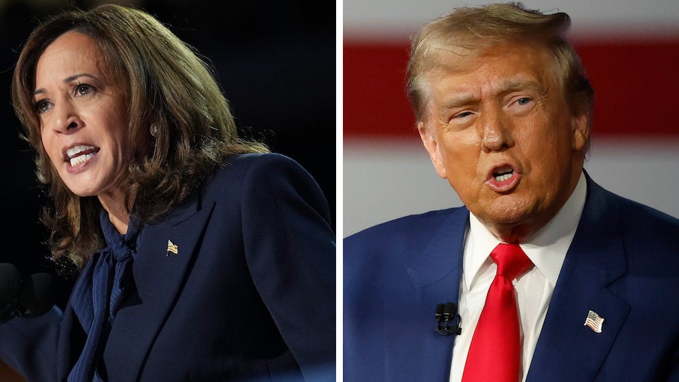 Kamala Harris and Donald Trump