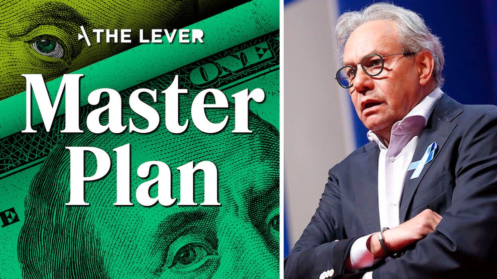 Lewis Black narrates the Powell Memo on Lever's "Master Plan" podcast (Credit: Getty Images)