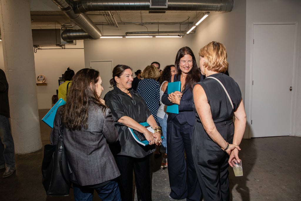 Rochelle Steiner, Vira Capeci, Katherine Ross, and Sharon Waxman