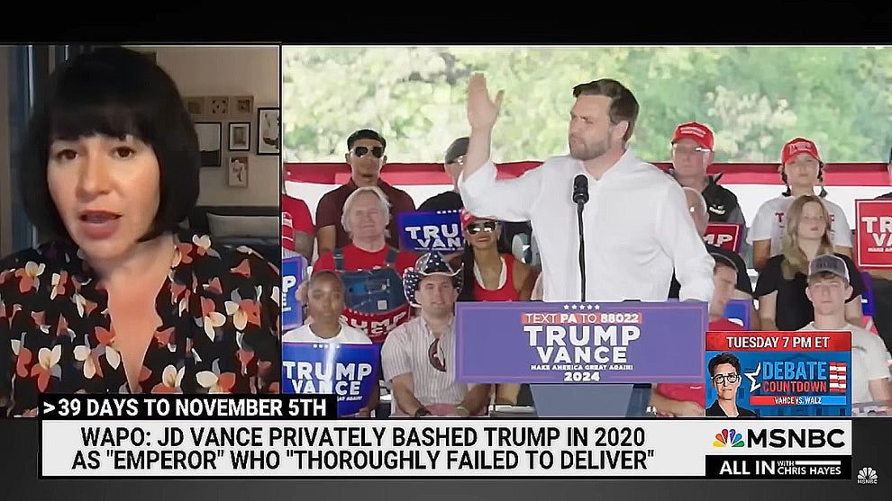 Michelle Goldberg Chris Hayes MSNBC JD Vance
