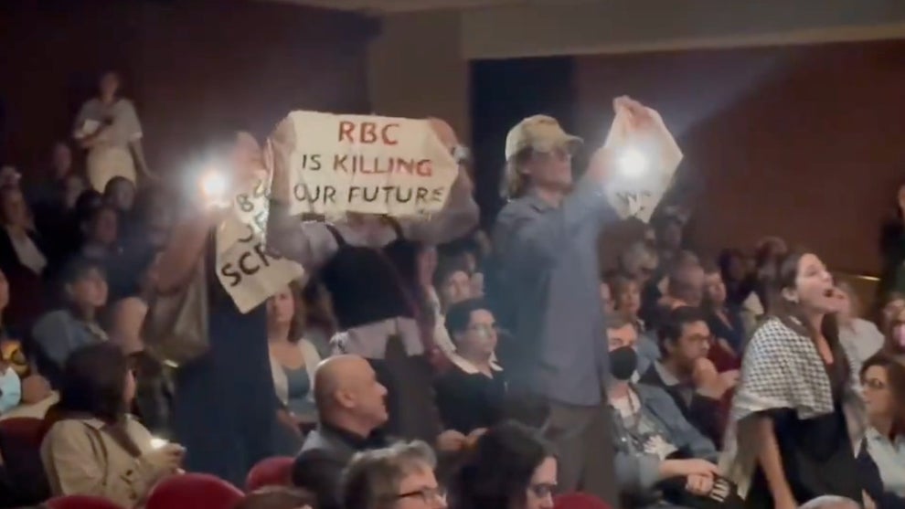 TIFF protesters
