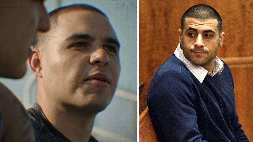 Ean Castellanos as DJ Hernandez in "American Sports Story: Aaron Hernandez" (FX)