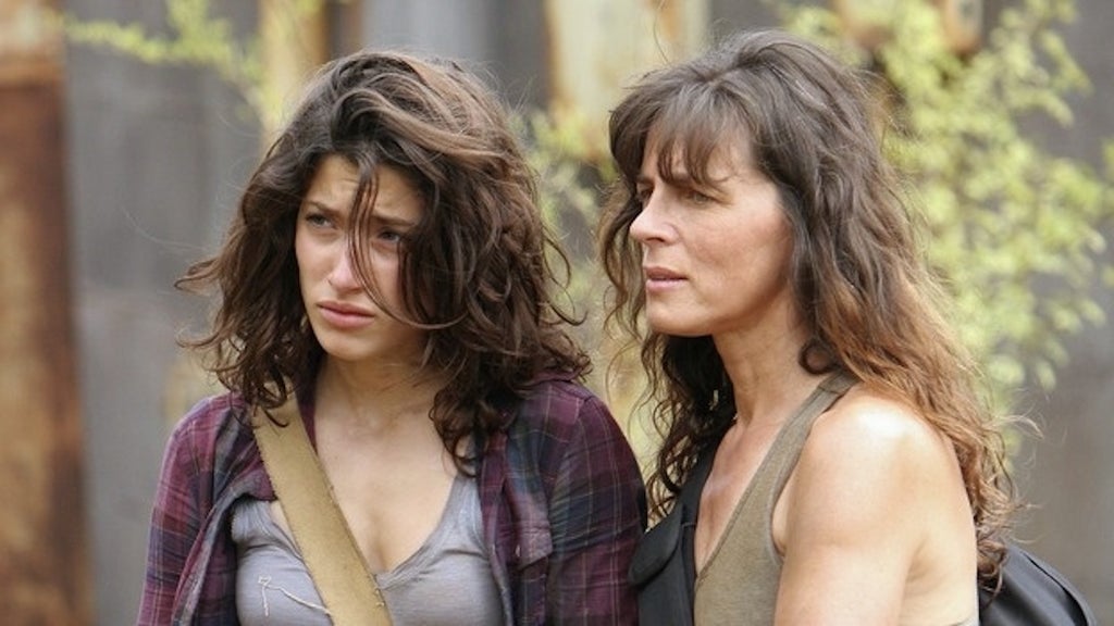 Tania Raymonde as Alex and Mira Furlan as Danielle Rosseau on "Lost" 