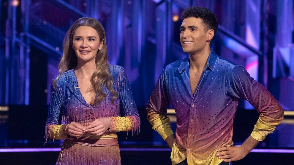 Anna Delvey and Ezra Sosa on Season 33 of "Dancing With the Stars"