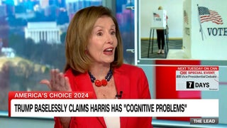Nancy Pelosi Challenges CNN for Asking About Trump Questioning Kamala Harris’ Cognitive Health: ‘Why Would You Even Cover That?’ | Video