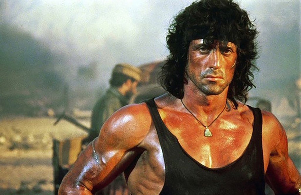 Sylvester Stallone in "Rambo III"