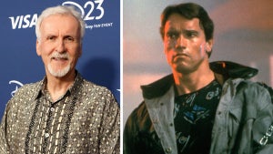 James Cameron, Arnold Schwarzenegger in "The Terminator" (Getty Images)