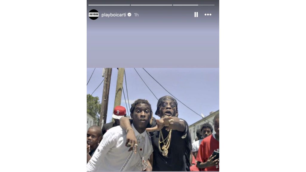 Playboi Carti's Instagram Stories (@playboicarti, Instagram)