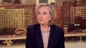 Hillary Clinton on "The View" (Credit: ABC)