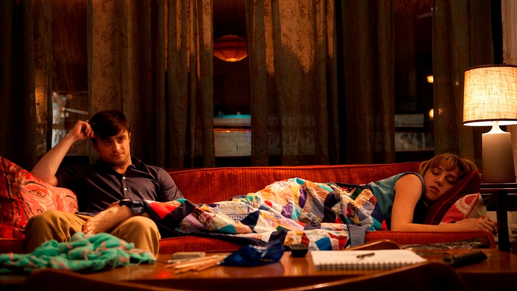 Daniel Radcliffe and Zoe Kazan in "What If" (CBS Films)