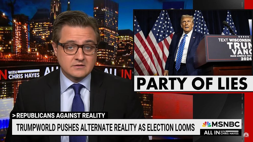 Chris Hayes on Trump's 'ludicrous' lies