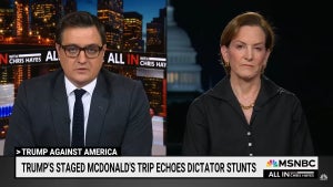 Chris Hayes speaks to Anne Applebaum about Trump's dictatorial ambitions on MSNBC