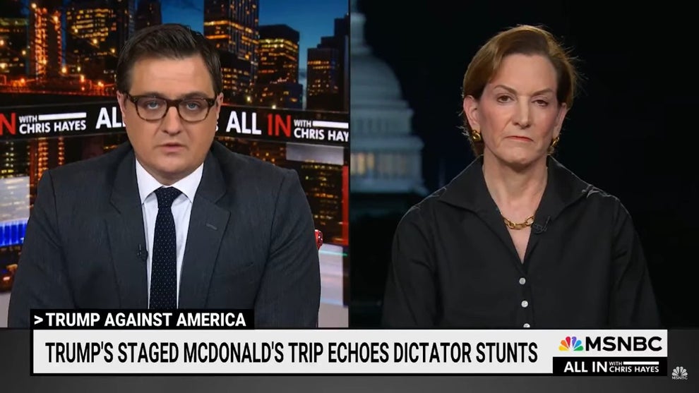 Chris Hayes speaks to Anne Applebaum about Trump's dictatorial ambitions on MSNBC