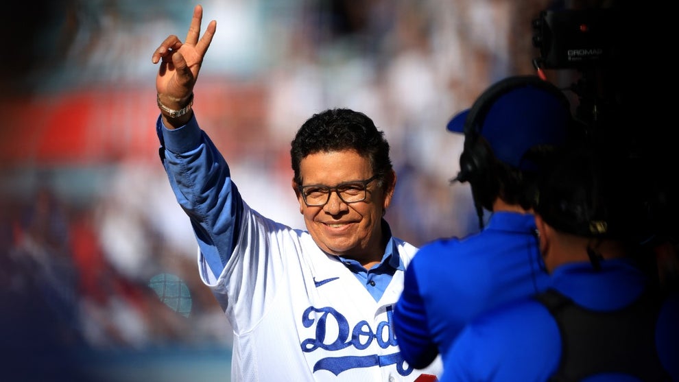 Fernando Valenzuela at the 2022 MLB All Star Game