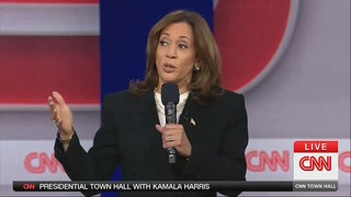 Kamala Harris Agrees Donald Trump Is a Fascist During CNN Town Hall | Video