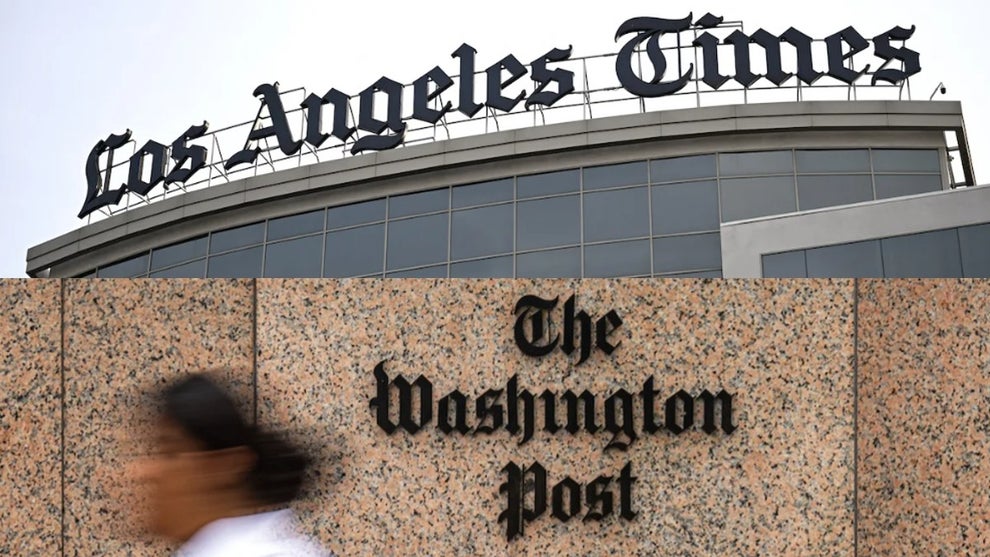 Los Angeles Times and The Washington Post
