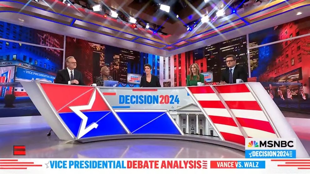 MSNBC coverage of the Vice Presidential debate