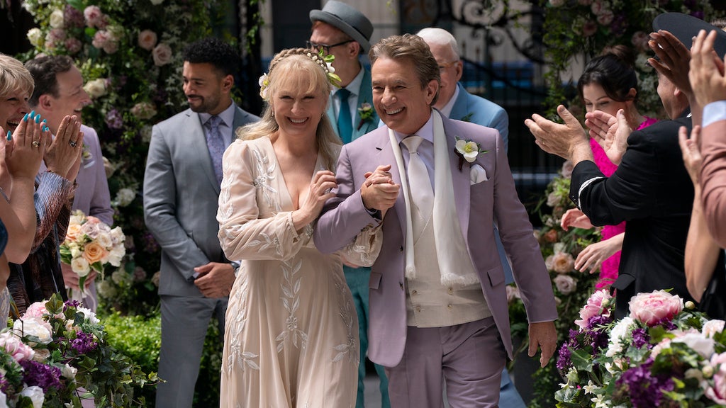 Meryl Streep and Martin Short in "Only Murders in the Building" (Credit: Disney/Patrick Harbron)