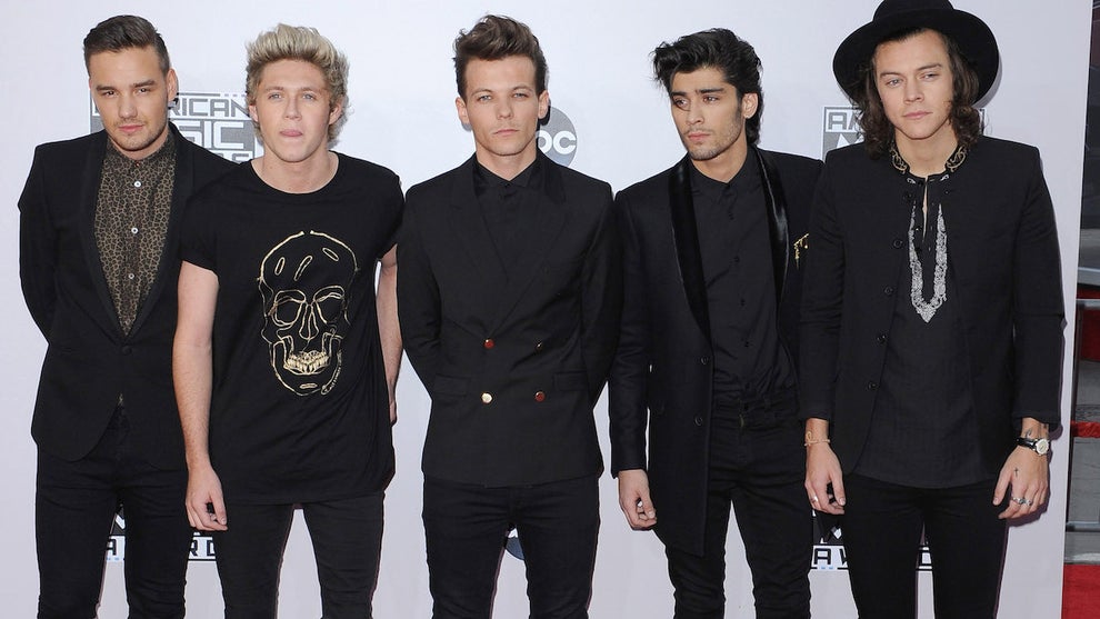 One Direction bandmates attend the 2014 American Music Awards