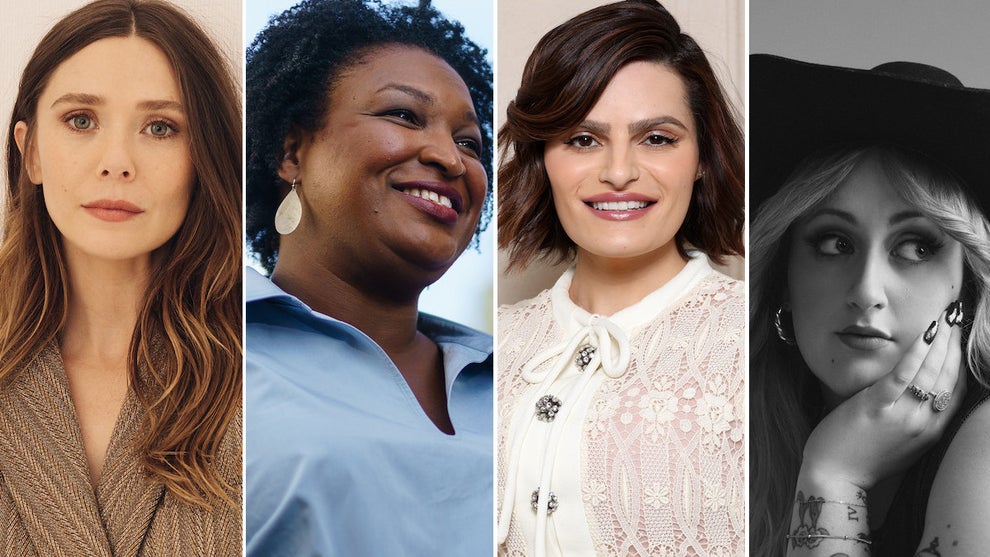 Elizabeth Olsen, Stacey Abrams, Nava Mau and Brittany Broski (Credit: Getty Images)