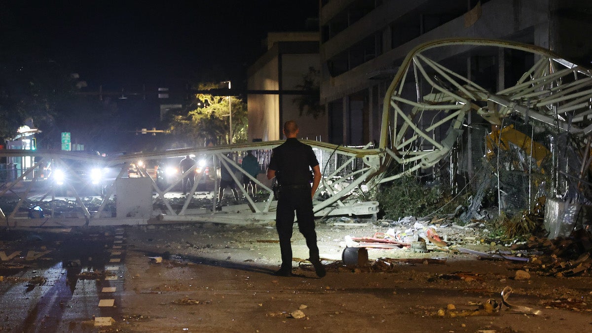 Crane Crushes 8Story Tampa Bay Times Building