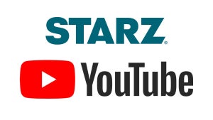 Starz and YouTube logos