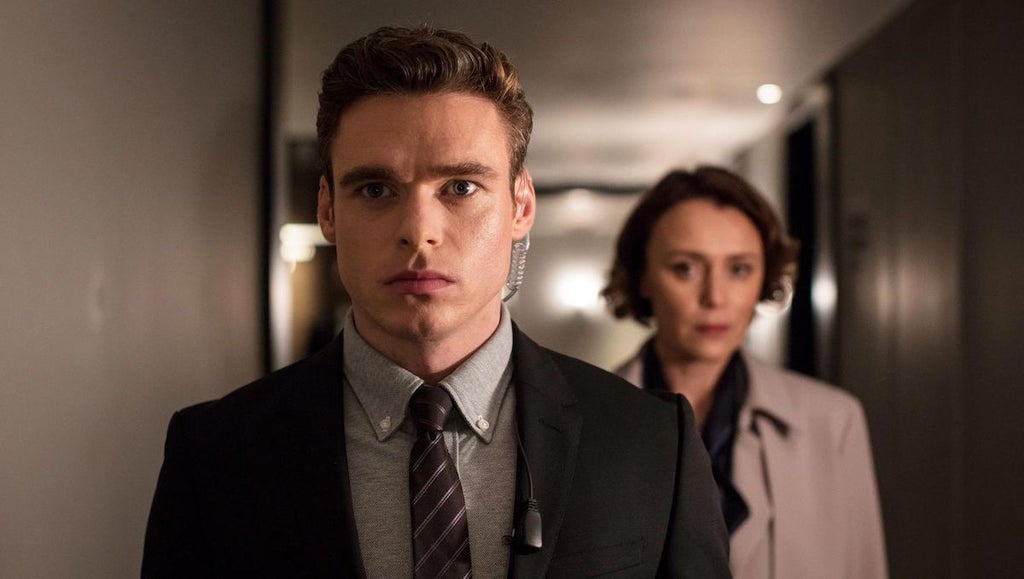 Richard Madden and Keeley Hawes in "Bodyguard"