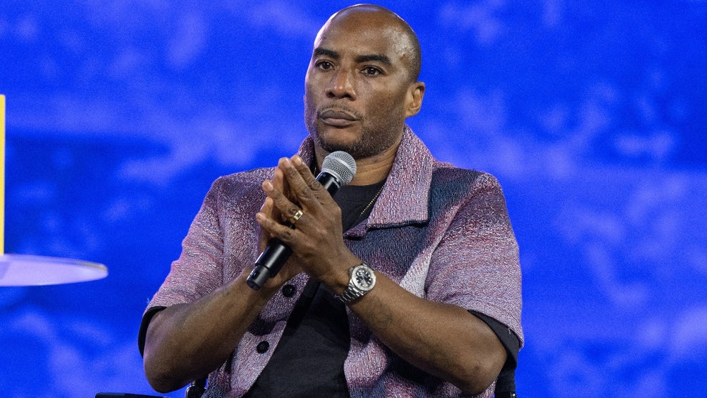 Charlamagne tha God speaks on stage during day 2 of the Cry Out 2024 at George R. Brown Convention Center on June 22, 2024 in Houston, Texas