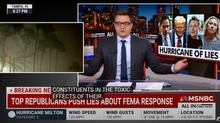 Chris Hayes Says ‘It’s Enraging’ That it Took 2 Hurricanes for Some Republicans to Stop Politicizing Disaster Relief | Video