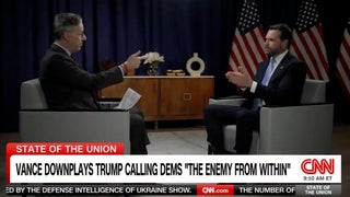 Jake Tapper Pins JD Vance on Trump’s ‘Enemy Within’ Comments in Fiery Exchange | Video
