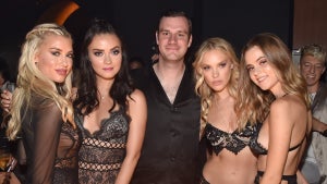 Cooper Hefner (center) The Cosmopolitan of Las Vegas on July 28, 2018
