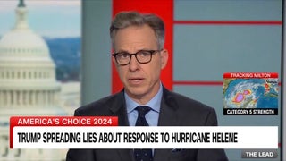 Jake Tapper Compares Trump’s Hurricane Lies to Vance’s Haitian Conspiracies: ‘Taking Away From the Real Problem’ | Video