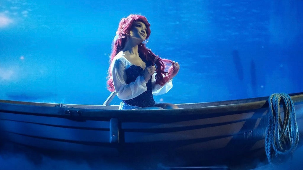 Bachelorette Jenn Tran channeled Ariel on Disney Night on DWTS